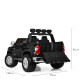 Дитячий електромобіль двомісний Джип Bambi Toyota Tundra JJ2255EBLR білий чорний