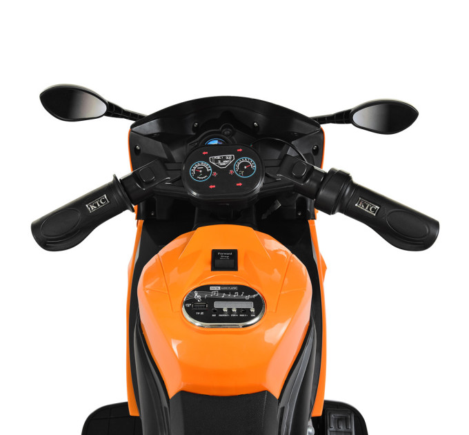 Детский мотоцикл Yamaha R1 Bambi M 4183-7 на 2 мотора оранжевый