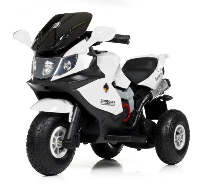 Электромотоцикл детский белый 2 мотора Bambi M 4189AL-1