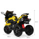 Электромотоцикл детский до 25 кг Bambi M 3986EL-6 желтый