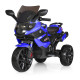 Электромотоцикл детский до 25 кг Bambi M 3986EL-4 синий 2 мотора
