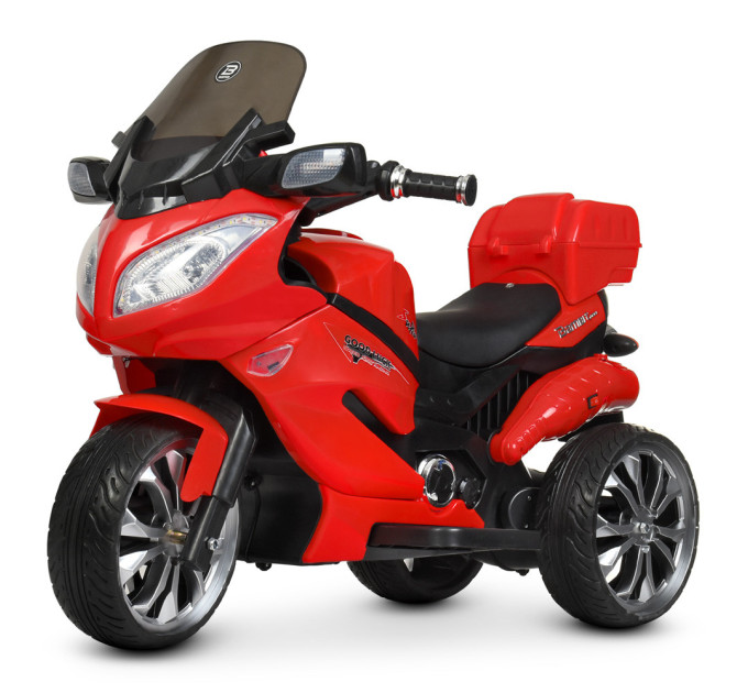 Электромотоцикл детский на радиоуправлении Suzuki Bambi M 4204EBLR-3