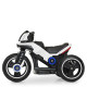 Детский электромотоцикл Полиция 2 мотора до 30 кг Bambi M 4228EBL-1 белый