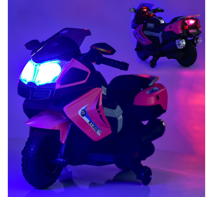 Детский электромотоцикл для девочки Bambi M 3625EL-8