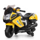 Дитячий електромотоцикл жовтий Bambi M 3625EL-6