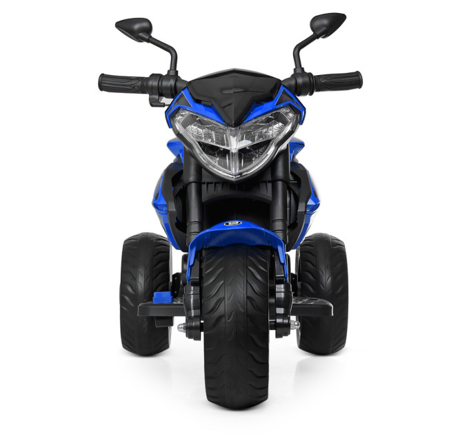 Дитячий мотоцикл триколісний синій MP3 Bambi M 4152EL-4 підсвічування