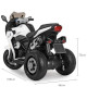 Мотоцикл Bambi Белый M 3913EL-1 для детей от 3 лет скорость 3,5 км/ч
