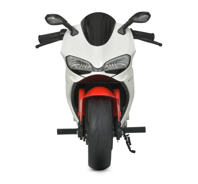 Детский электромобиль мотоцикл Bambi Racer M 4262EL-1-3 бело-красный