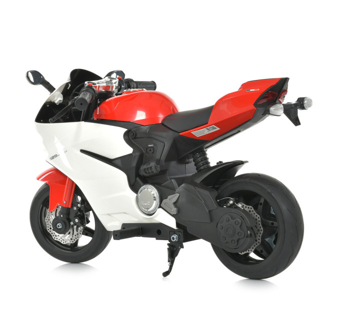Детский электромобиль мотоцикл Bambi Racer M 4262EL-1-3 бело-красный