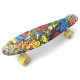 Детский скейт Penny Board скейт для детей 101SL яркие принты