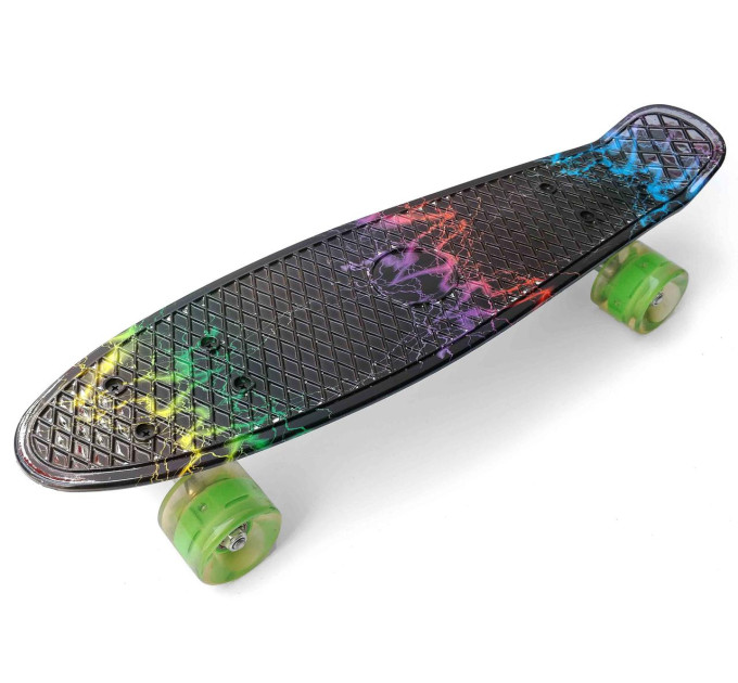 Детский скейт Penny Board скейт для детей 101SL яркие принты