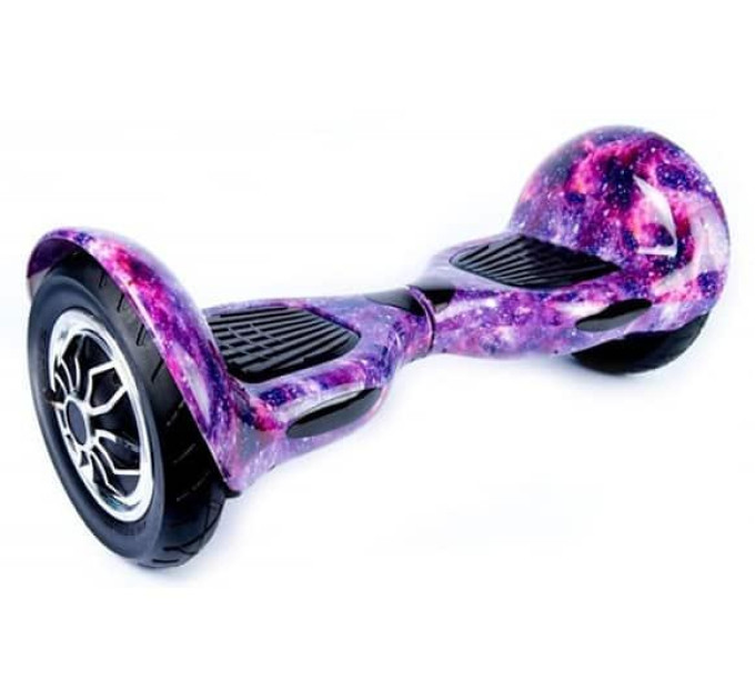 Гироскутер Smart Balance 10.0” фиолетовый космос с подсветкой колес