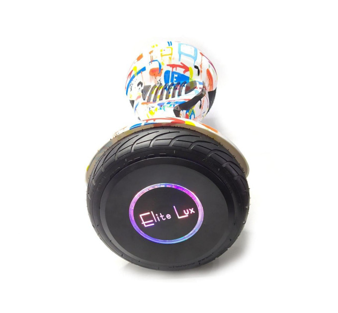 Гироскутер,гироборд Elite Lux Smart Balance 10.5 белое граффити