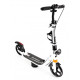 Самокат Scoote Power з кліпсою легкий чорний та білий