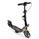Самокат Scoote Power з кліпсою легкий чорний та білий