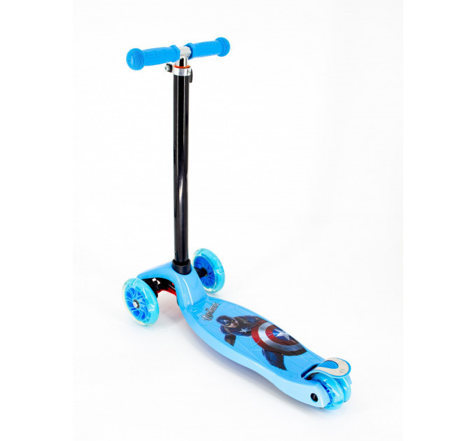 Самокат трехколесный Scooter Pro с подсветкой колес 036STY разные цвета