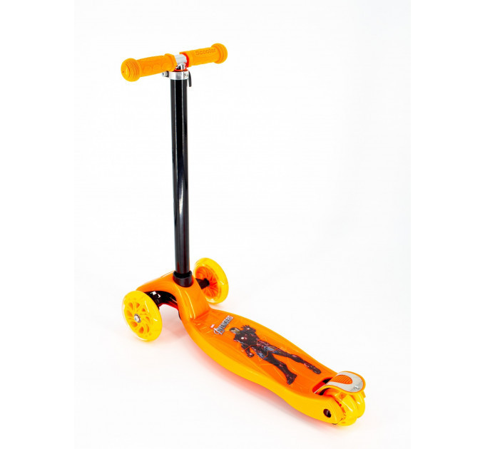 Самокат трехколесный Scooter Pro с подсветкой колес 036STY разные цвета