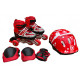 Набор роликовые коньки с защитой In Lin Skate с подсветкой колес S 29-33, M 34-38