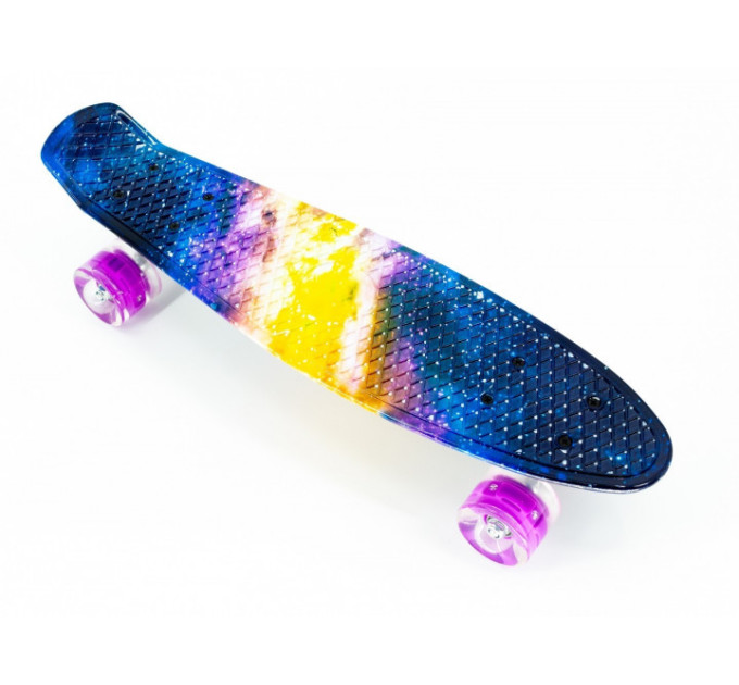 Пенни борд Penny Board скейт детский до 80 кг много цветов подстветка колес