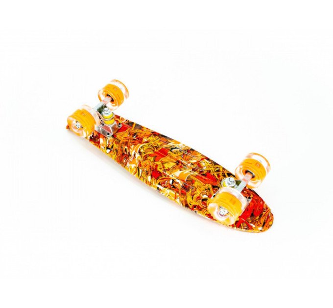 Пенни борд Penny Board скейт детский до 80 кг много цветов подстветка колес