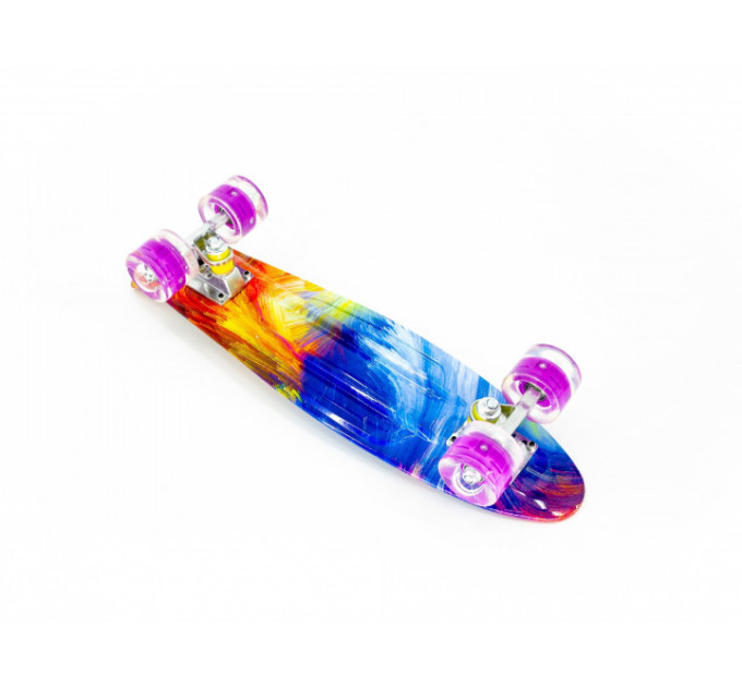 Пенни борд Penny Board скейт детский до 80 кг много цветов подстветка колес