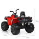 Квадроцикл детский Bambi M 3999EBLR-3 со звуковыми и световыми эффектами