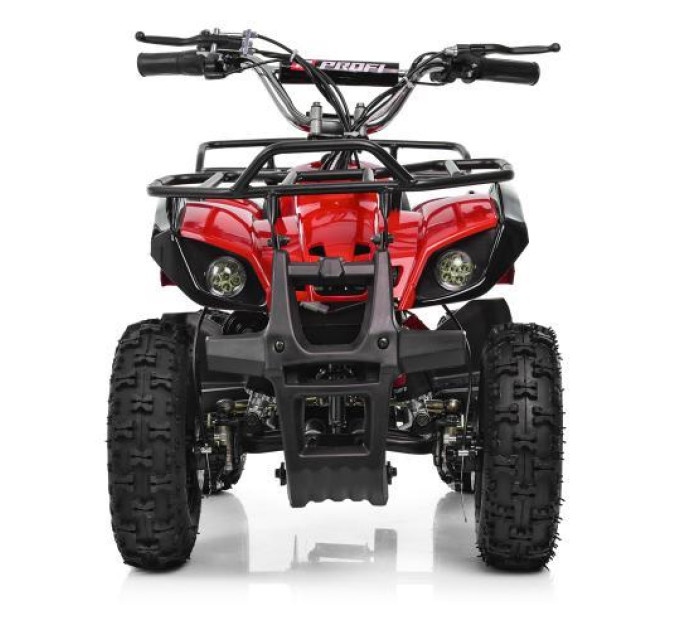 Мощный и быстрый квадроцикл на аккумуляторах Profi HB-EATV800N-3 V3 красный