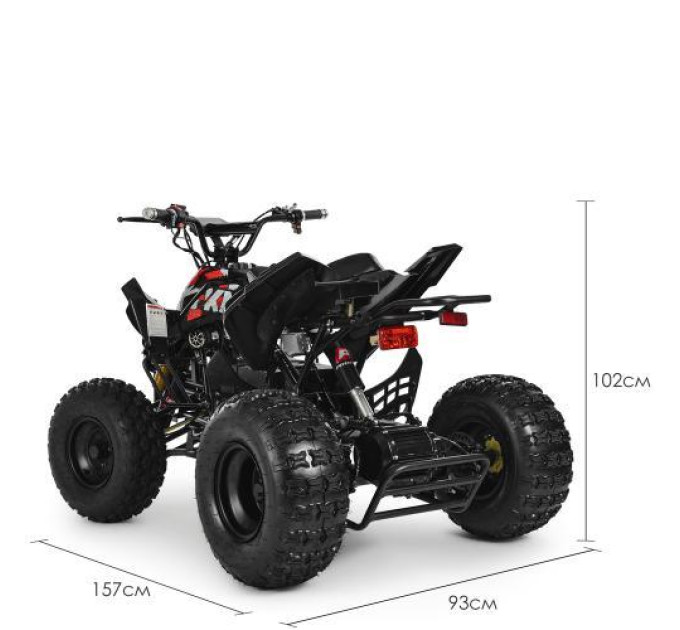 Электрический квадроцикл HB-EATV1500Q2-2(MP3) для подростков с мотором 1500W мотор дифференциал черный