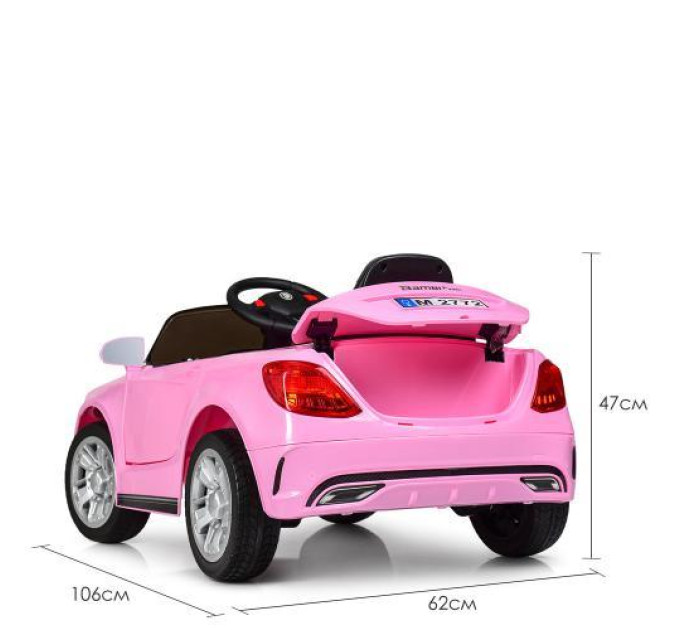 Автомобиль детский Bambi Mercedes-Benz M 2772EBLR-8 электромобиль Розовый