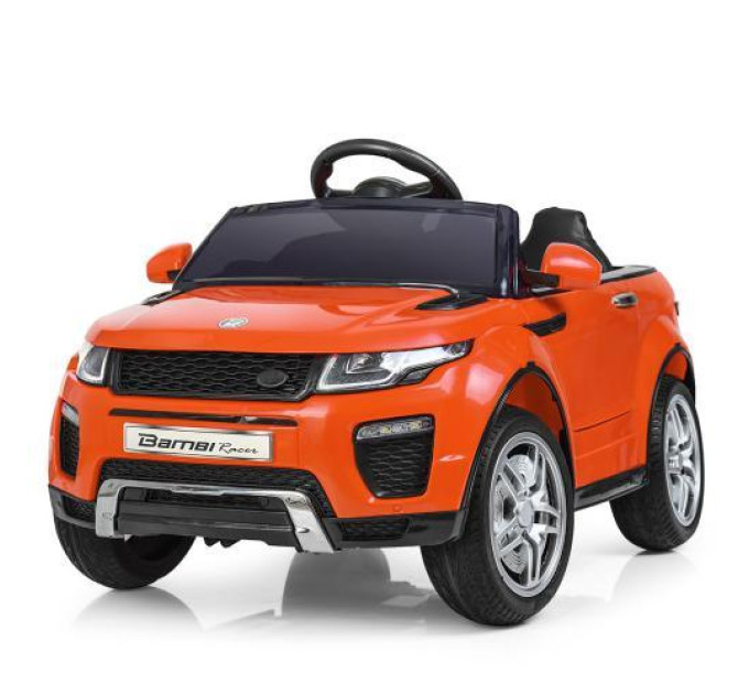 Дитячий електромобіль Range Rover Bambi M 3213EBLR-7 помаранчева машина дитяча
