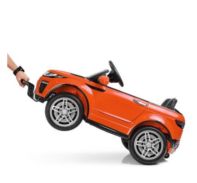 Дитячий електромобіль Range Rover Bambi M 3213EBLR-7 помаранчева машина дитяча