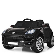 Дитячий електромобіль Bambi M 3178EBLR-2 чорна пульт дистанційного керування музика та світло