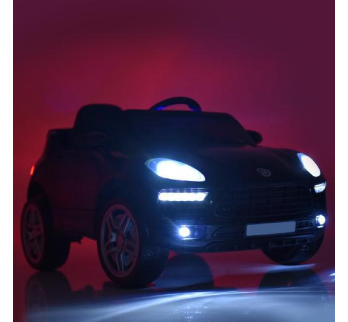 Дитячий електромобіль Bambi M 3178EBLR-2 чорна пульт дистанційного керування музика та світло