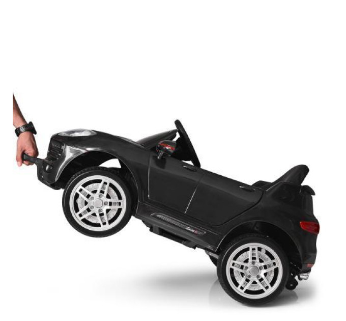 Дитячий електромобіль Bambi M 3178EBLR-2 чорна пульт дистанційного керування музика та світло