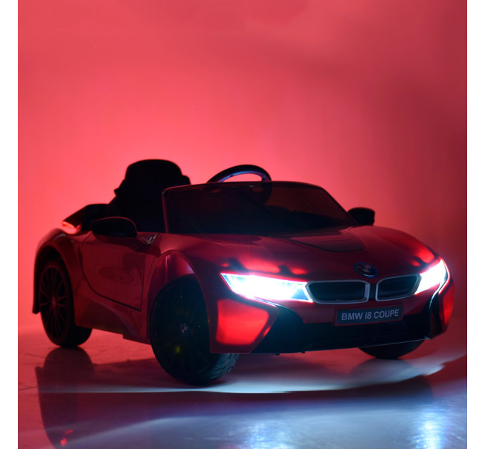 Электромобиль JE1001EBLR-2 BMW автомобиль детский до 30 кг музыка колеса EVA