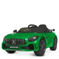 Дитячий електромобіль Bambi Mercedes M 4182EBLR-5 зелений зі звуком та світлом вік 3-8 років