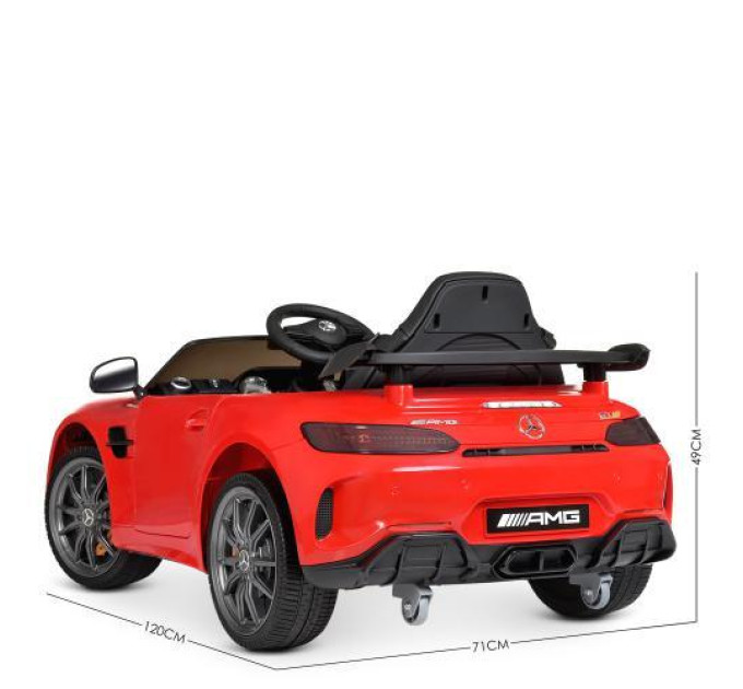 Дитячий електромобіль Bambi Mercedes M 4182EBLR-3 червоний зі звуком та світлом вік 3-8 років
