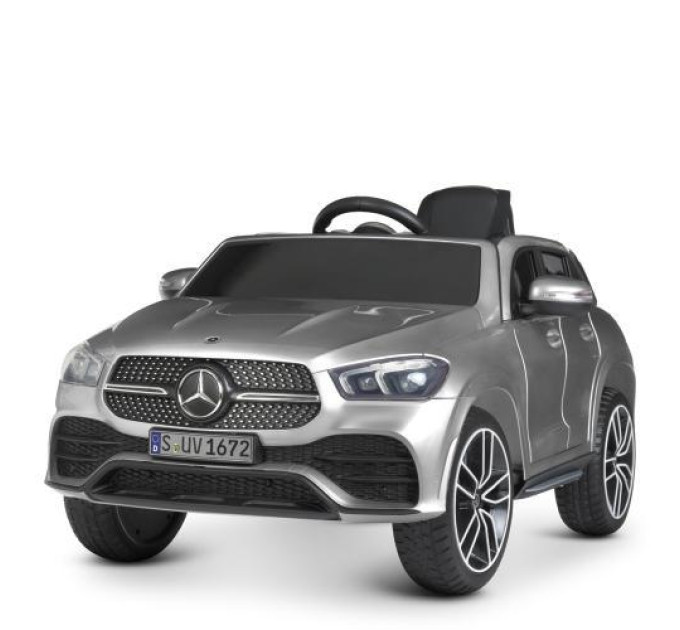 Дитячий електромобіль Bambi Mercedes M 4563EBLRS-11 сірий зі звуком та світлом