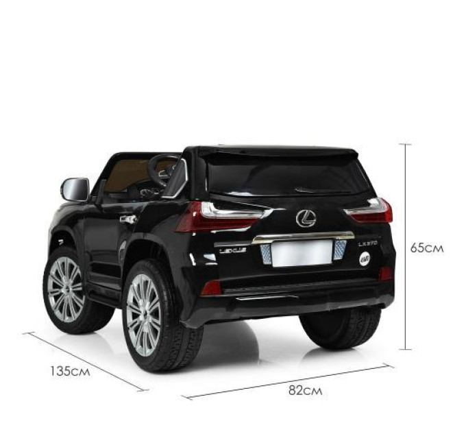 Дитячий електромобіль Bambi Lexus чорний M 3906EBLR-2