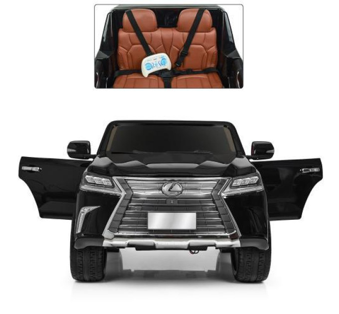 Дитячий електромобіль Bambi Lexus чорний M 3906EBLR-2