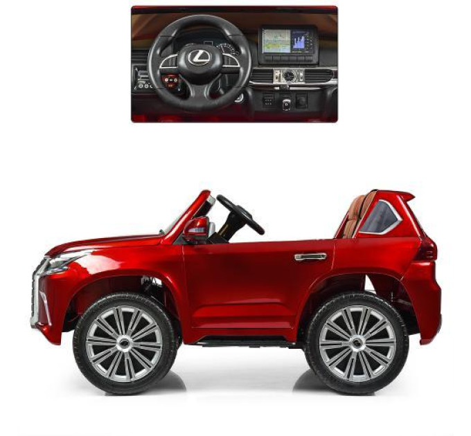 Дитячий електромобіль Bambi Lexus M 3906EBLRS-3 фарбований, з музикою