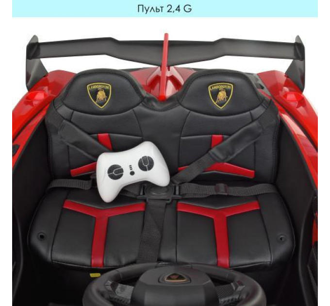 Електромобіль Bambi Lamborghini M 4298EBLR-3 червона музика до 50 кг.