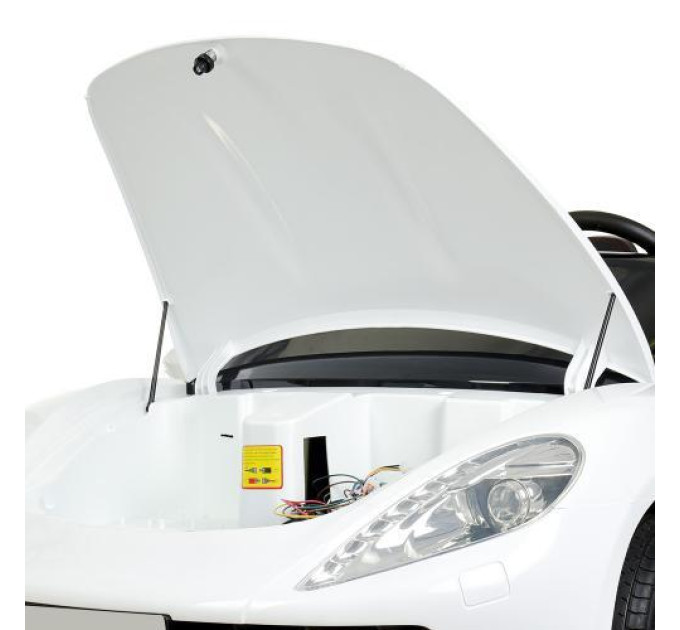 Дитячий електромобіль Bambi M 4055 AL-1 Porsche Cayman двомісний білий