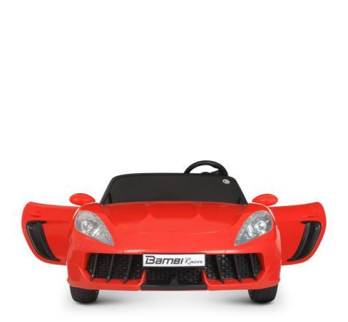 Дитячий електромобіль Bambi M 4055 AL-6 Porsche Cayman двомісний з чохлом передач Червоний