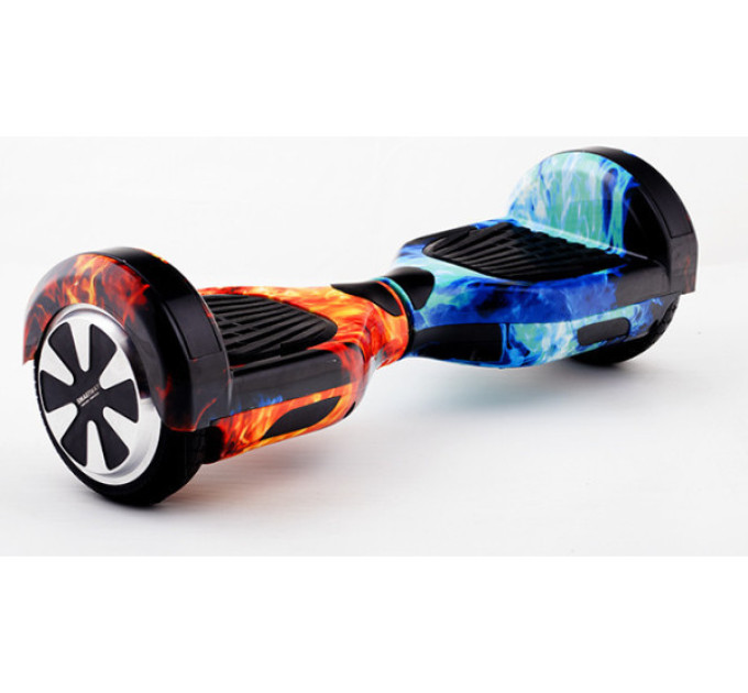 Гироскутер Smart Balance 6.5" огонь и лед, Алюминевые колеса с подсветкой