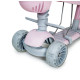Трехколесный cамокат беговел Scooter 5 в 1 c бортом и родительской ручкой 18-9 от 1 года