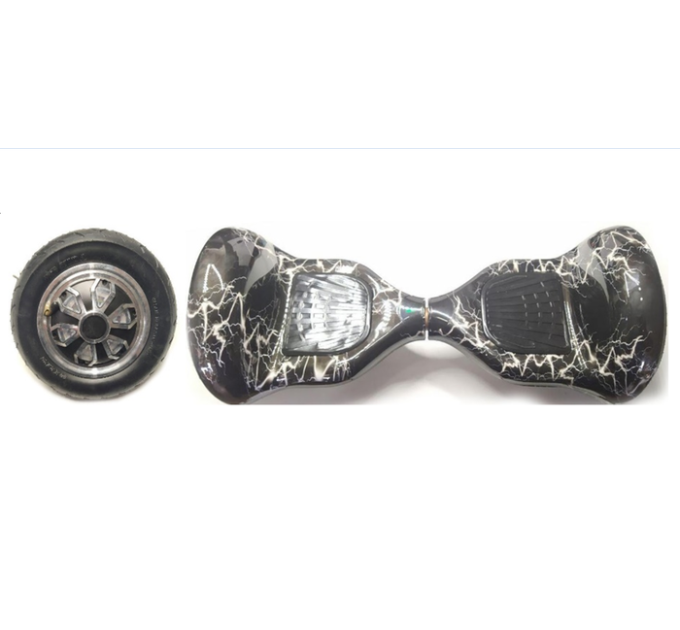 Гіроскутер із підсвічуванням коліс Smart Balance 10.0” чорна блискавка Bluetooth