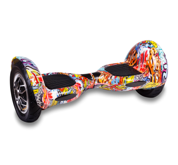 Гироскутер с подсветкой колес Smart Balance 10.0” граффити новый Bluetooth