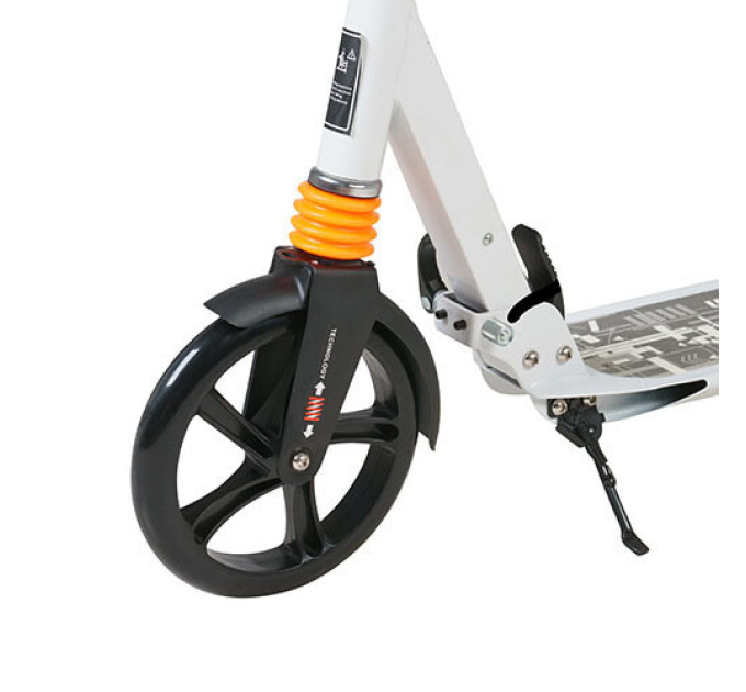 Самокат городской прогулочный, D 200 мм, тормоз задний, 2 цвета, Scooter