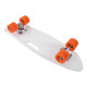 Скейт детский пенниборд с ручкой Penny Board, колеса PU 58х45 мм, дека 60х45 см, 5 видов